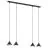 Emibig Pendelleuchte Elit Stahl Schwarz | Geeignet für 4x GX53 - Max 12W
